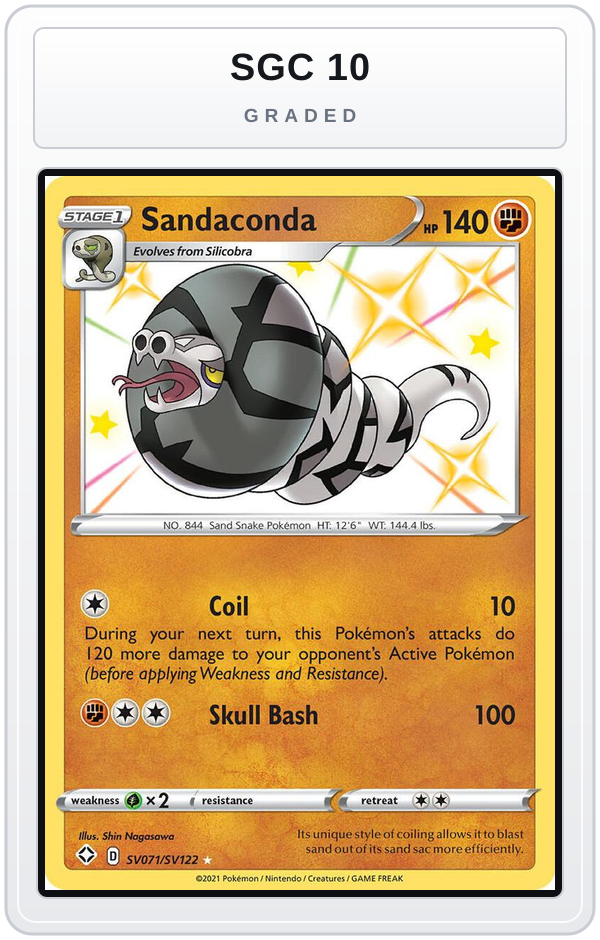 Graded - Sandaconda — SGC 10 graded overlay