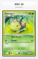 Graded - Turtwig — SGC 10 graded overlay