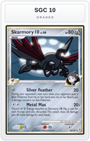 Graded - Skarmory FB — SGC 10 graded overlay