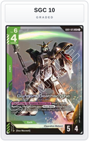 Graded - Gundam Deathscythe (GD01-025) — SGC 10 graded overlay