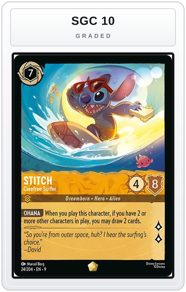 Graded - Stitch - Carefree Surfer — SGC 10 graded overlay
