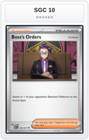 Graded - Boss's Orders [Corbeau] - 183/217 — SGC 10 graded overlay