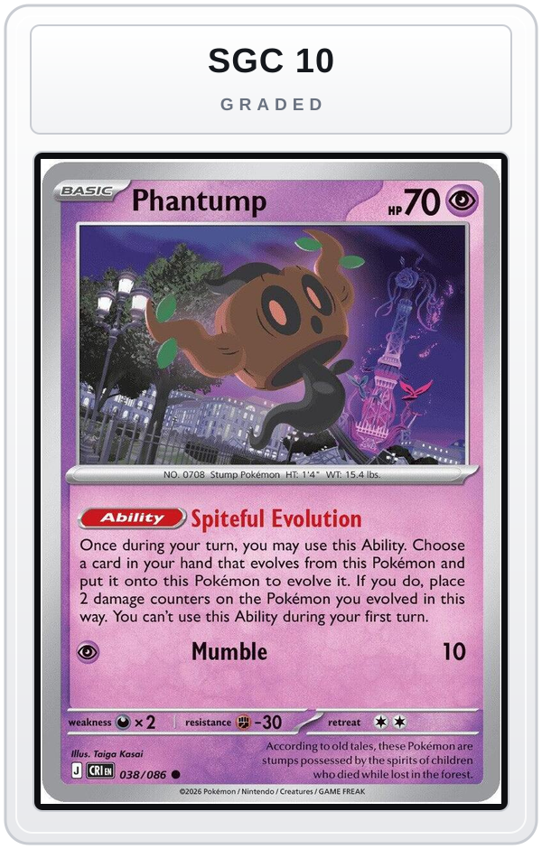 Graded - Phantump — SGC 10 graded overlay