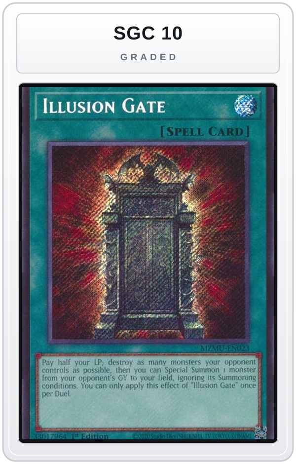 Graded - Illusion Gate — SGC 10 graded overlay