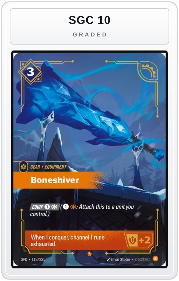 Graded - Boneshiver — SGC 10 graded overlay