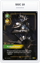 Graded - Leona - Radiant Dawn (Overnumbered) — SGC 10 graded overlay