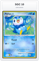 Graded - Piplup — SGC 10 graded overlay
