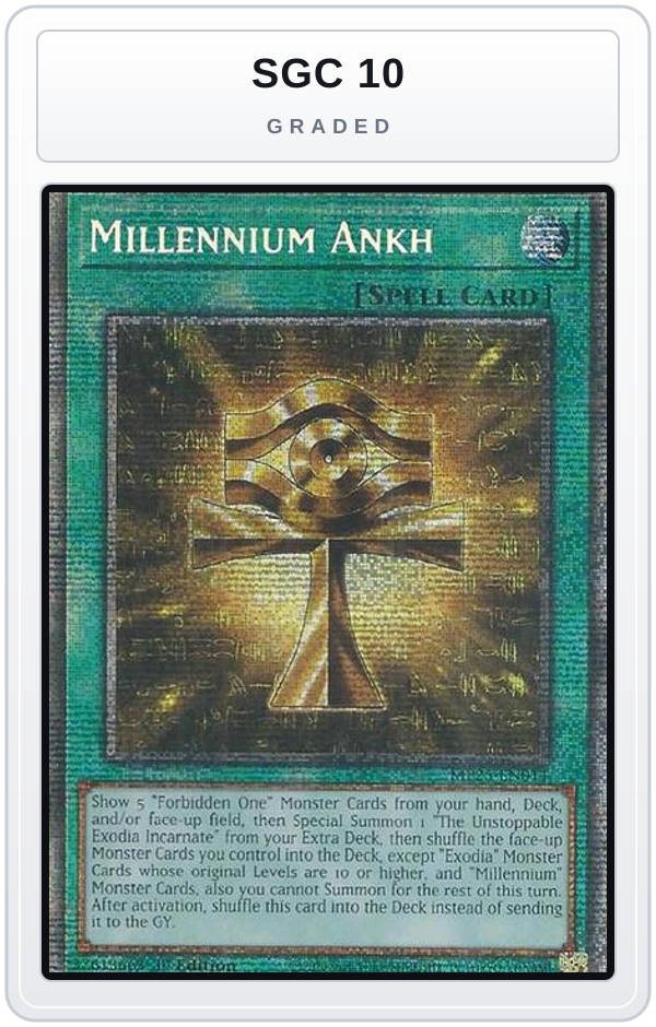Graded - Millennium Ankh — SGC 10 graded overlay