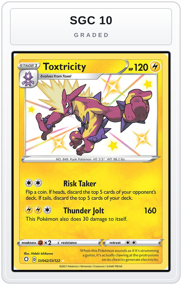 Graded - Toxtricity — SGC 10 graded overlay