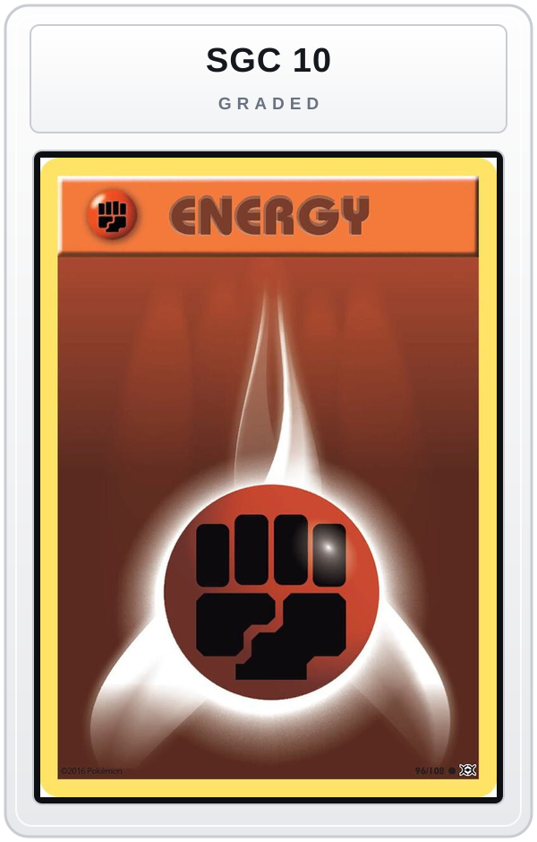 Graded - Fighting Energy — SGC 10 graded overlay