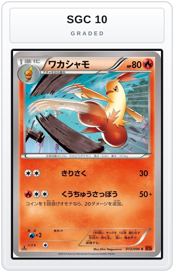 Graded - Combusken — SGC 10 graded overlay