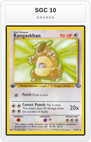 Graded - Kangaskhan (21) — SGC 10 graded overlay