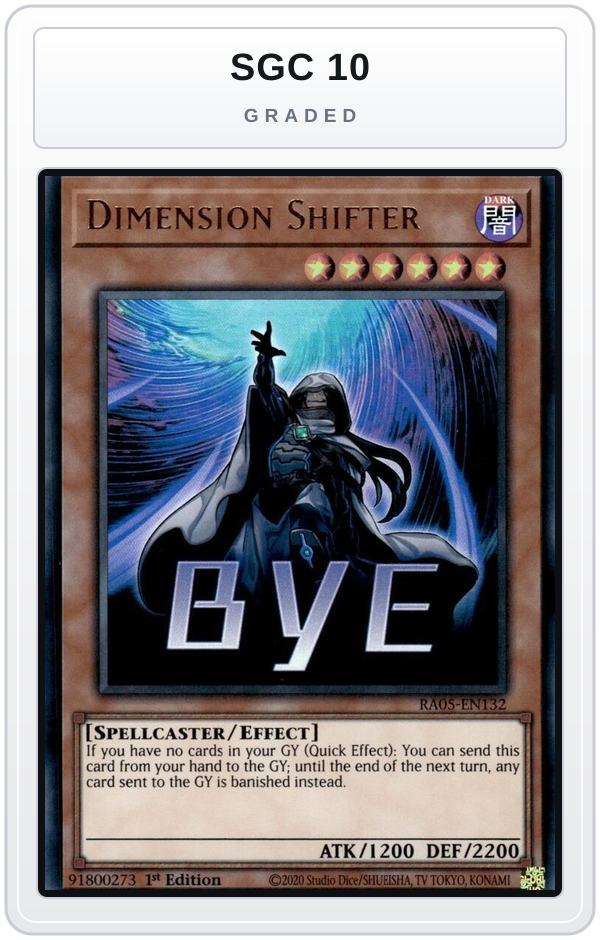 Graded - Dimension Shifter — SGC 10 graded overlay