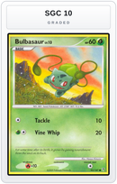 Graded - Bulbasaur — SGC 10 graded overlay
