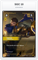 Graded - Garen - Commander — SGC 10 graded overlay
