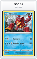 Graded - Volcanion — SGC 10 graded overlay