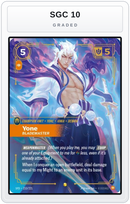 Graded - Yone - Blademaster (Overnumbered) — SGC 10 graded overlay