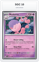 Graded - Musharna — SGC 10 graded overlay