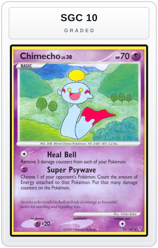 Graded - Chimecho — SGC 10 graded overlay