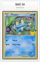 Graded - Froakie - 22/25 — SGC 10 graded overlay