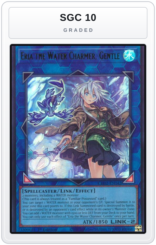 Graded - Eria the Water Charmer, Gentle — SGC 10 graded overlay