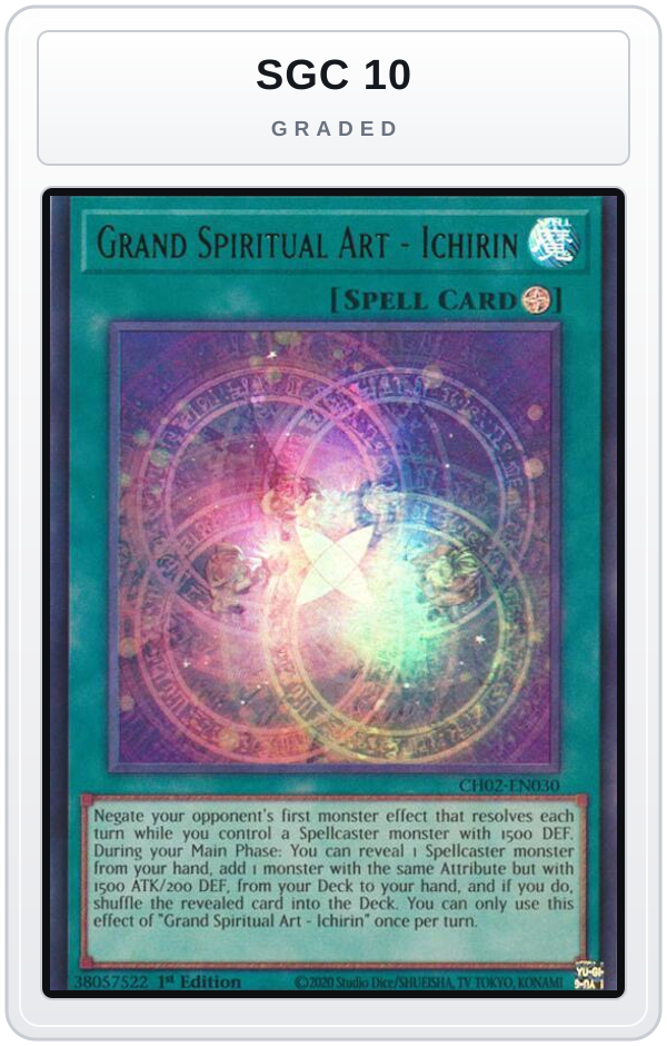 Graded - Grand Spiritual Art - Ichirin — SGC 10 graded overlay