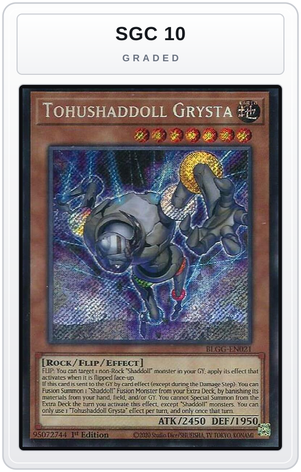 Graded - Tohushaddoll Grysta — SGC 10 graded overlay