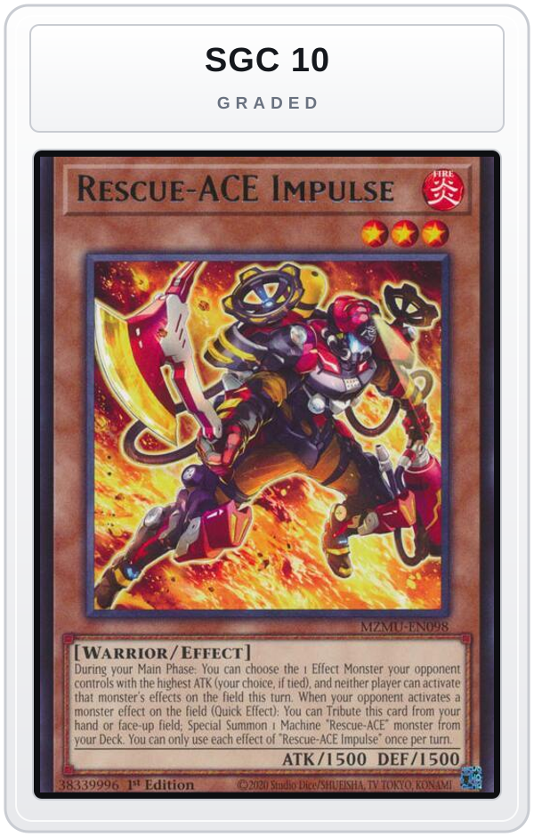 Graded - Rescue-ACE Impulse — SGC 10 graded overlay