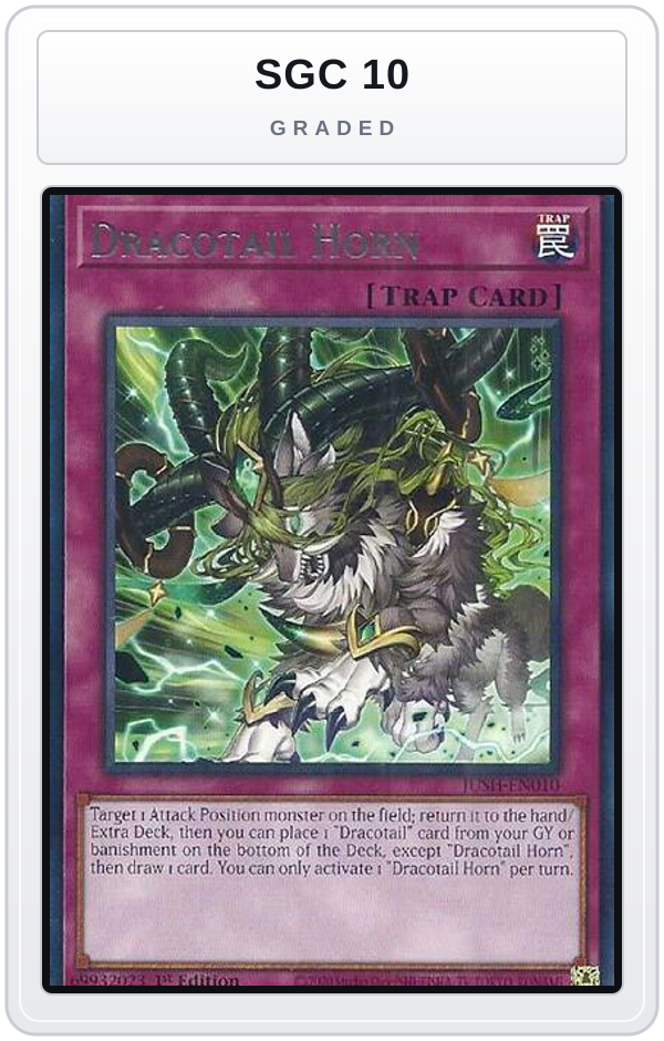 Graded - Dracotail Horn — SGC 10 graded overlay