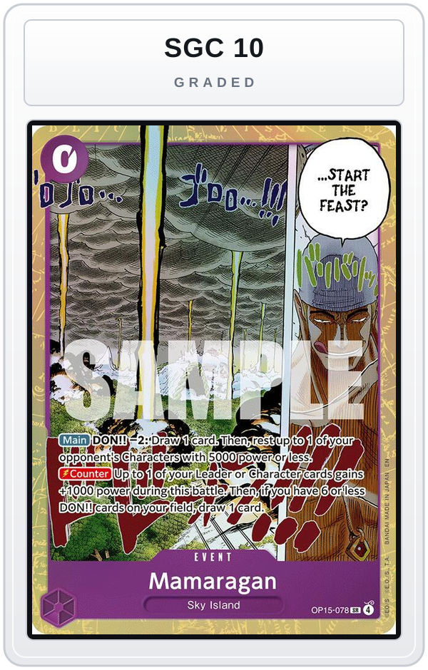 Graded - Mamaragan — SGC 10 graded overlay