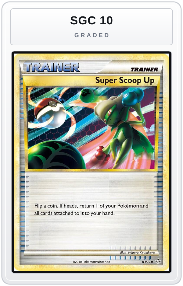 Graded - Super Scoop Up — SGC 10 graded overlay