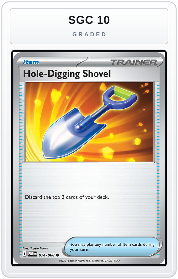 Graded - Hole-Digging Shovel — SGC 10 graded overlay