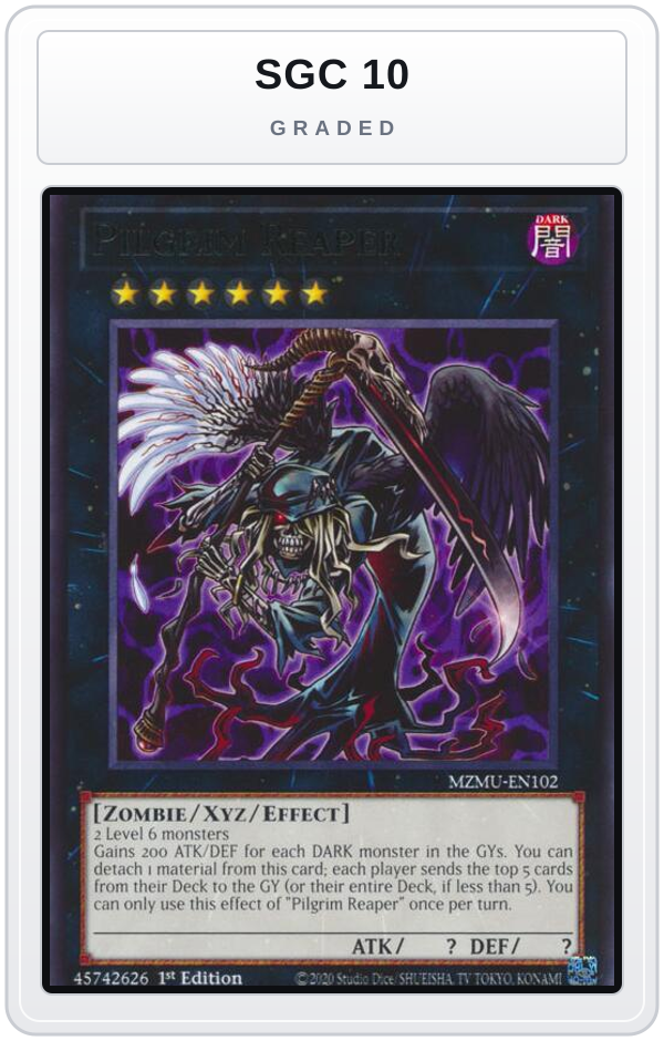 Graded - Pilgrim Reaper — SGC 10 graded overlay