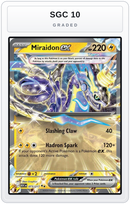 Graded - Miraidon ex — SGC 10 graded overlay