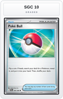 Graded - Poke Ball — SGC 10 graded overlay