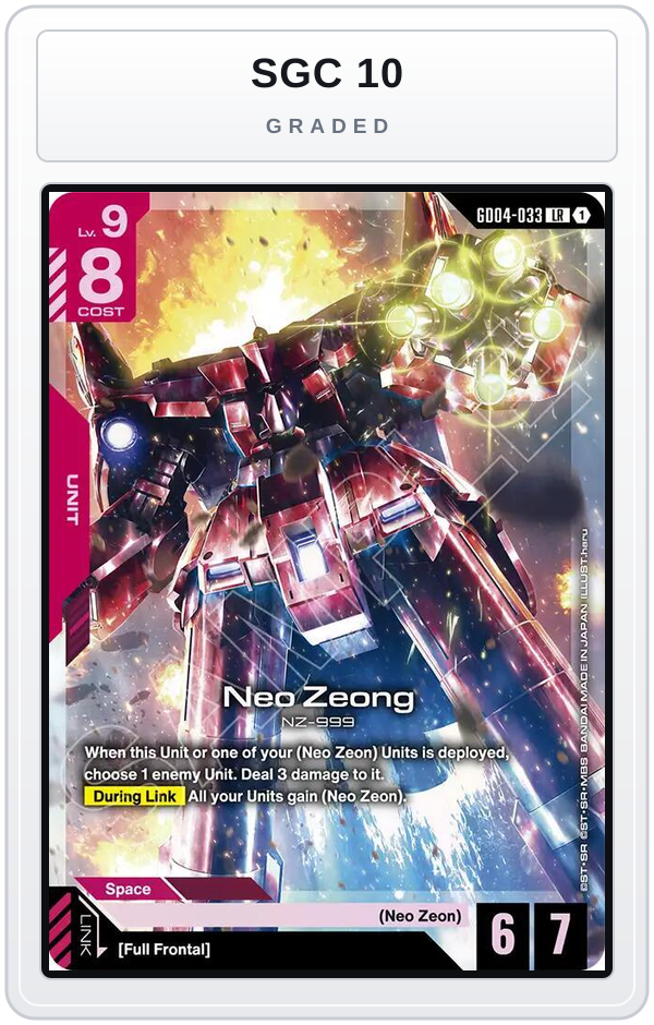 Graded - Neo Zeong — SGC 10 graded overlay