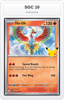 Graded - Ho-Oh — SGC 10 graded overlay