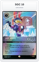 Graded - Judy Hopps - Snowball Patrol (Epic) — SGC 10 graded overlay