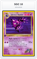 Graded - Sabrina's Haunter — SGC 10 graded overlay
