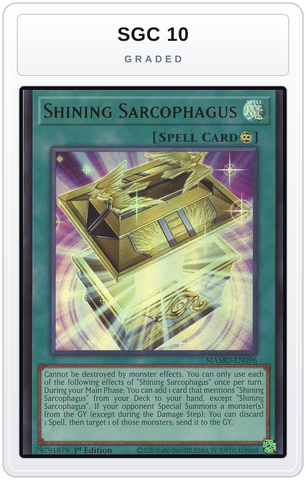 Graded - Shining Sarcophagus — SGC 10 graded overlay