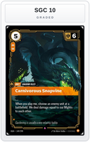 Graded - Carnivorous Snapvine — SGC 10 graded overlay