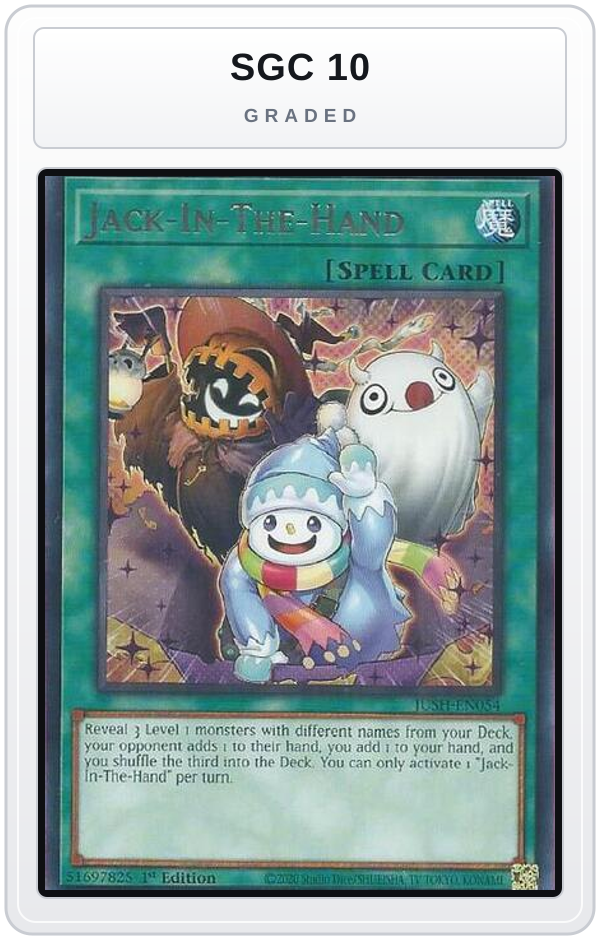 Graded - Jack-In-The-Hand — SGC 10 graded overlay