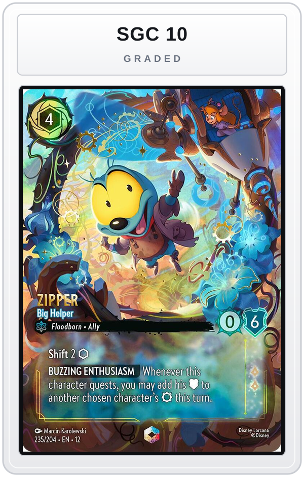 Graded - Zipper - Big Helper (Enchanted) — SGC 10 graded overlay