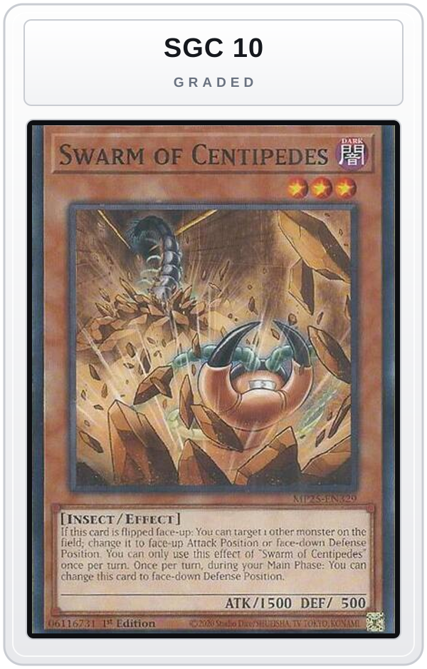Graded - Swarm of Centipedes — SGC 10 graded overlay