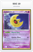 Graded - Lunatone — SGC 10 graded overlay