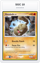 Graded - Geodude — SGC 10 graded overlay
