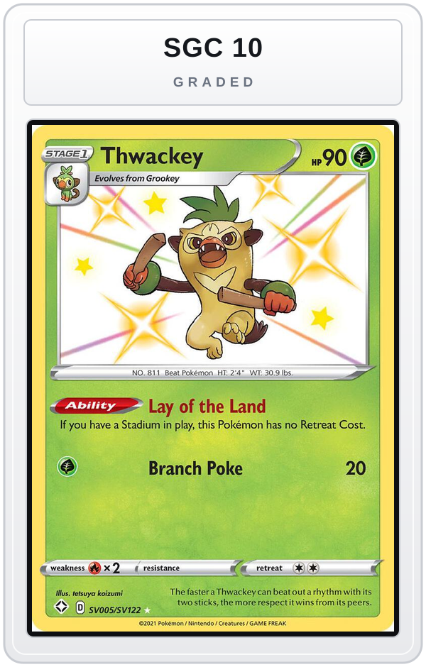 Graded - Thwackey — SGC 10 graded overlay
