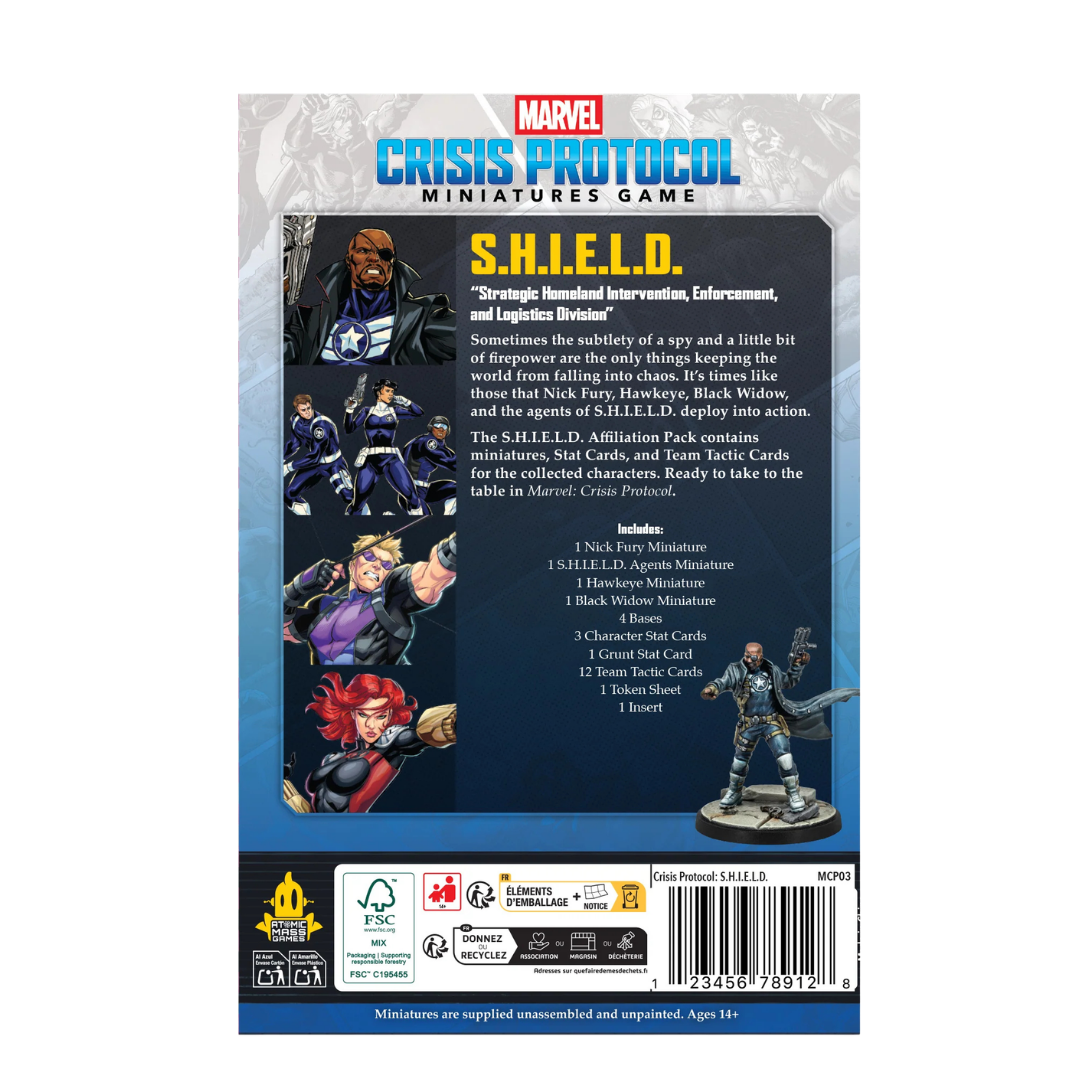 Marvel: Crisis Protocol: SHIELD Affiliation Pack