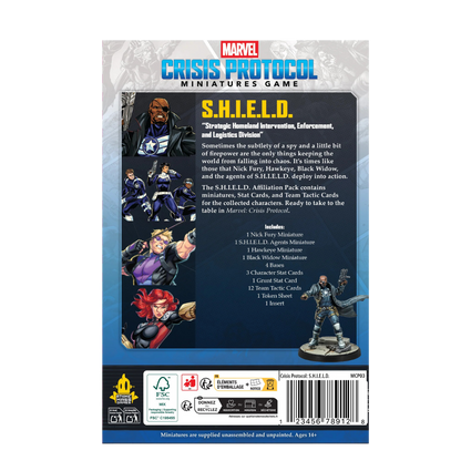 Marvel: Crisis Protocol: SHIELD Affiliation Pack