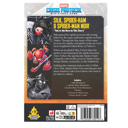 Marvel: Crisis Protocol: Silk, Spider-Ham, & Spider-Man Noir